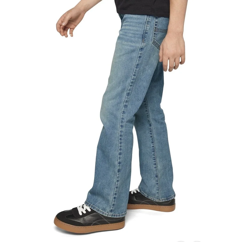 The Childrens Place Boys Bootcut Jeans Belford Wash Blue Size 14 Slim NWT